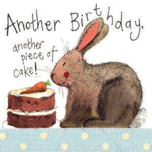 little Cake Bunny Birthday Card