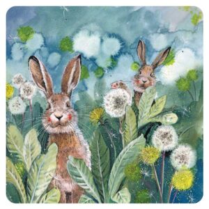 Ears Up Little Rabbits Coaster