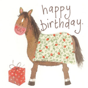 Pony Birthday Card