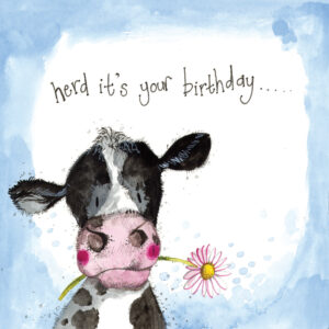 little Sunshine Cow Birthday Card