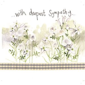Sympathy Flowers Card