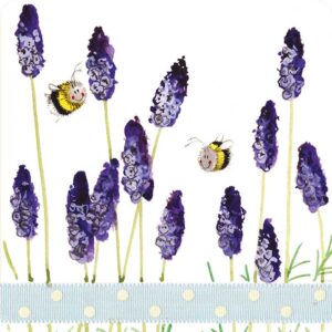 Lavender Bees Coaster